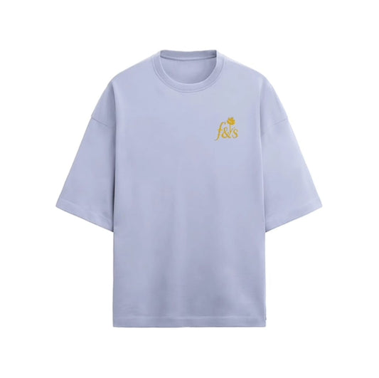 F&S Unisex Terry Fabric Oversized Tee - LAVENDER